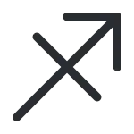 Sagittarius SVG Icon